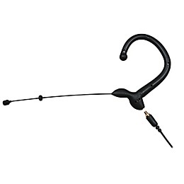 Galaxy Audio Single Ear Hook Omni Mic with Detachable Cable wired for Shure Black