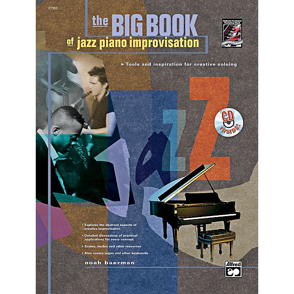 Clearance Alfred Big Book of Jazz Piano Improvisation Book & CD