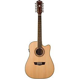 Open Box Washburn USM-WD10SCE12 Cutaway 12-String Acoustic-Electric Guitar Level 1 Natural