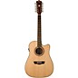 Open Box Washburn USM-WD10SCE12 Cutaway 12-String Acoustic-Electric Guitar Level 1 Natural