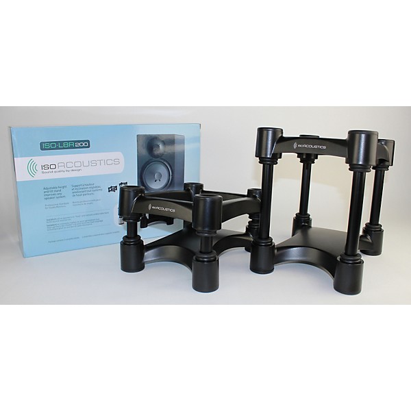 Open Box IsoAcoustics ISO-L8R200 Large Studio Monitor Stands - Pair Level 1