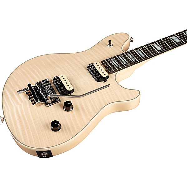 EVH Wolfgang USA 5A Flame Maple Top Electric Guitar Natural Ebony Fingerboard