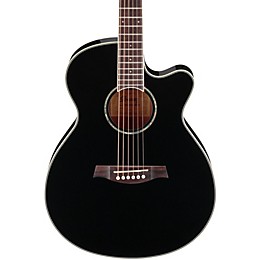 Ibanez AEG10II Cutaway Acoustic-Electric Guitar Black