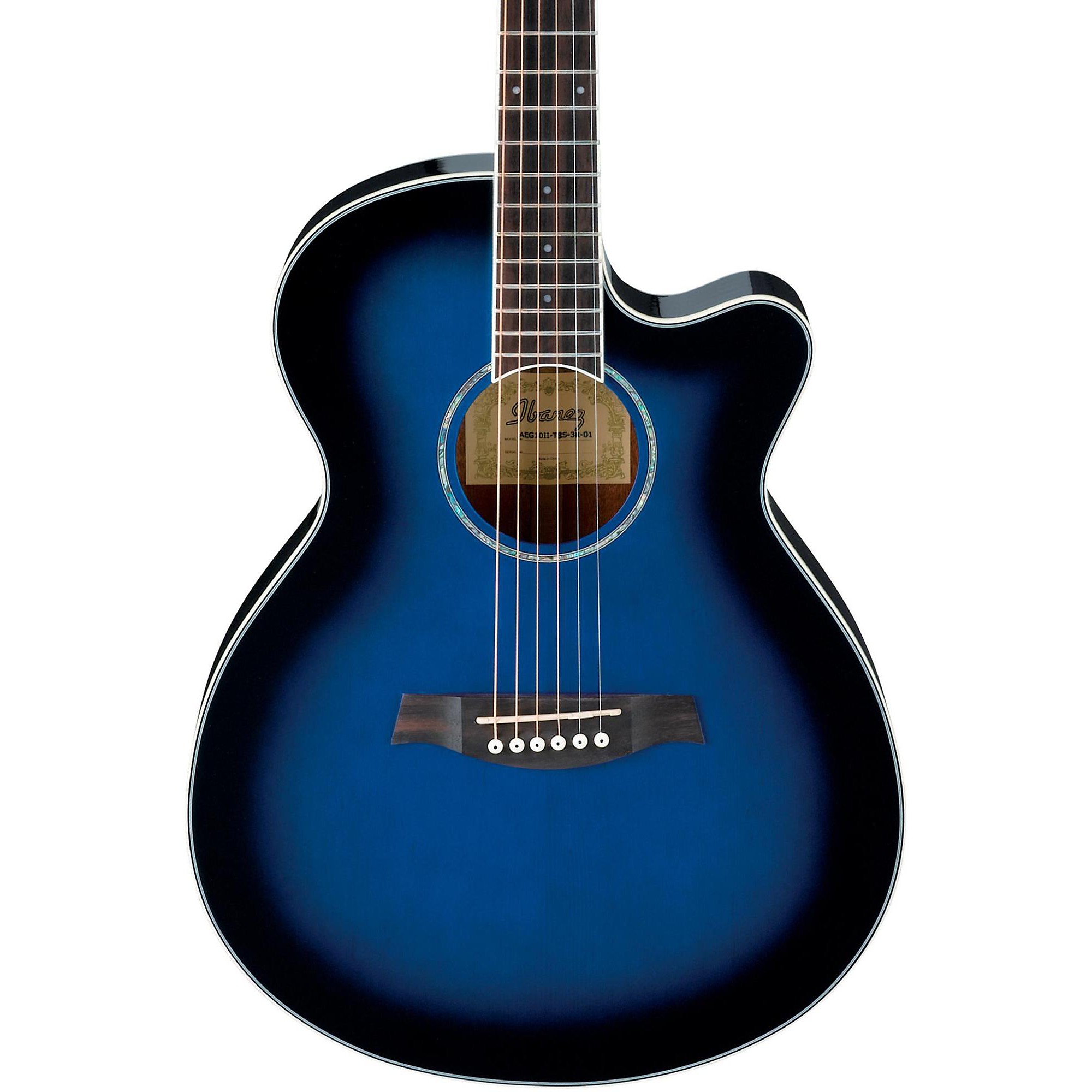 Open Box Ibanez AEG10II Cutaway Acoustic-Electric Guitar