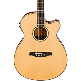 Ibanez AEG10II Cutaway Acoustic-Electric Guitar Gloss Natural