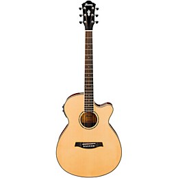 Ibanez AEG10II Cutaway Acoustic-Electric Guitar Gloss Natural