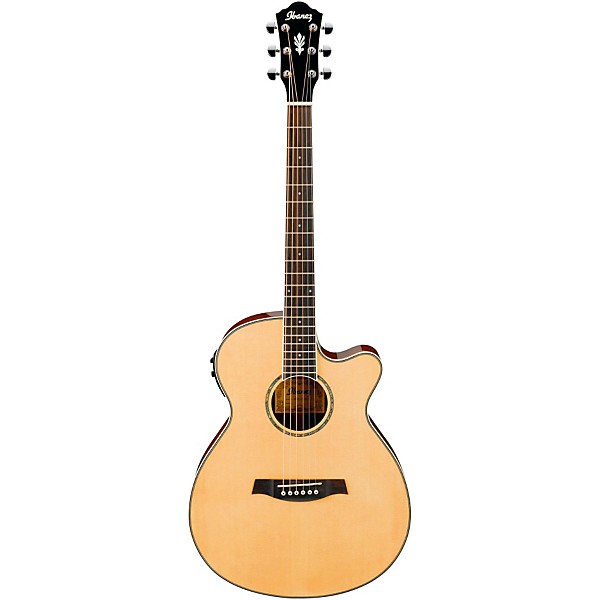 Ibanez AEG10II Cutaway Acoustic-Electric Guitar Gloss Natural