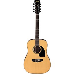 Ibanez Performance Series PF1512 Dreadnought 12-String Acoustic Guitar Natural