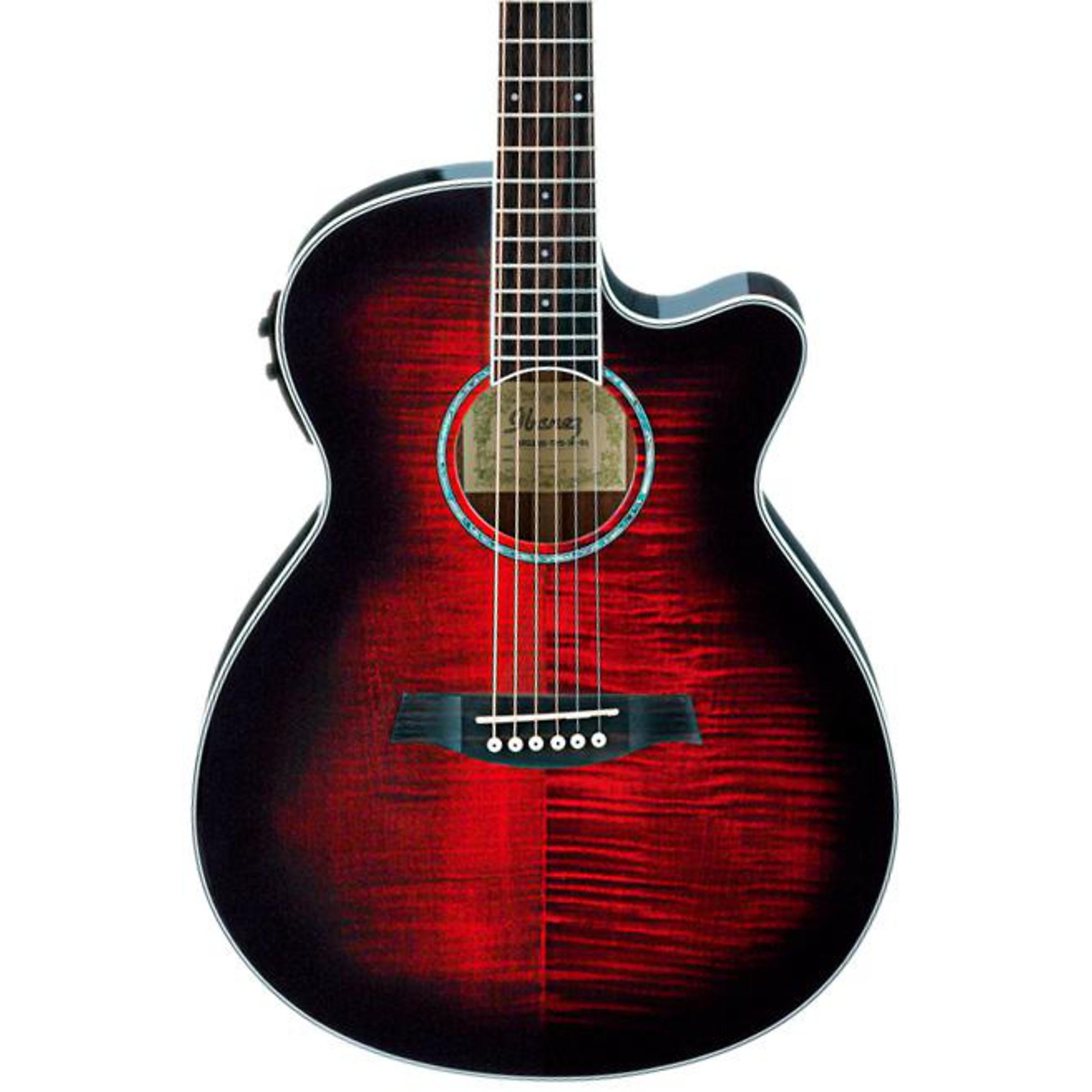ギター Electric acoustic guitar Mitchell MX430QAB Exotic Series Acoustic-Electric Guitar