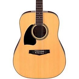 Open Box Ibanez Performance Series PF15 Left Handed Dreadnought Acoustic Guitar Level 2 Natural 190839109583