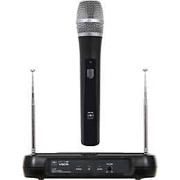Open Box Galaxy Audio Diversity VHF Wireless Handheld Microphone System Level 1 Freq Code V61
