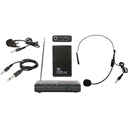 Galaxy Audio Triple Play VHF Wireless Belt Pack System Freq Code V60