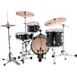 Ludwig Breakbeats by Questlove 4-Piece Shell Pack Black Sparkle Chrome Hardware