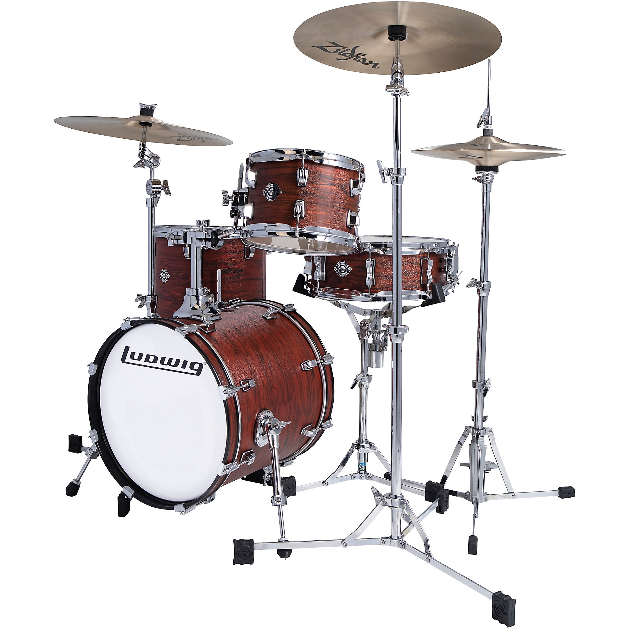 Open Box Ludwig Breakbeats by Questlove 4-Piece Shell Pack