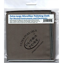 Ultra-Pure Extra-Large Microfiber Polishing Cloth Blue Ultra-Pure Extra-Large Microfiber Polishing Cloth Gray