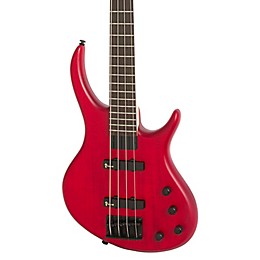 Open Box Tobias Toby Deluxe-IV Electric Bass Level 2 Transparent Red 190839113528