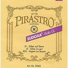 Pirastro Eudoxa Series Viola D String 4/4 - 16-1/4 Gauge