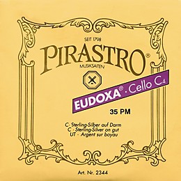 Pirastro Eudoxa Series Cello D String 4/4 - 24-1/2 Gauge