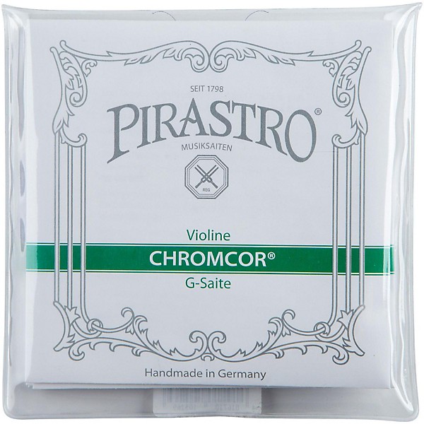 Pirastro Chromcor Series Violin String Set 4/4 with E Ball End
