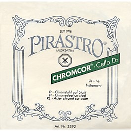 Pirastro Chromcor Series Cello String Set 4/4 Pirastro Chromcor Series Cello String Set 1/4-1/8