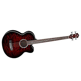 Michael Kelly Dragonfly 4-String Acoustic-Electric Bass Transparent Black Cherry