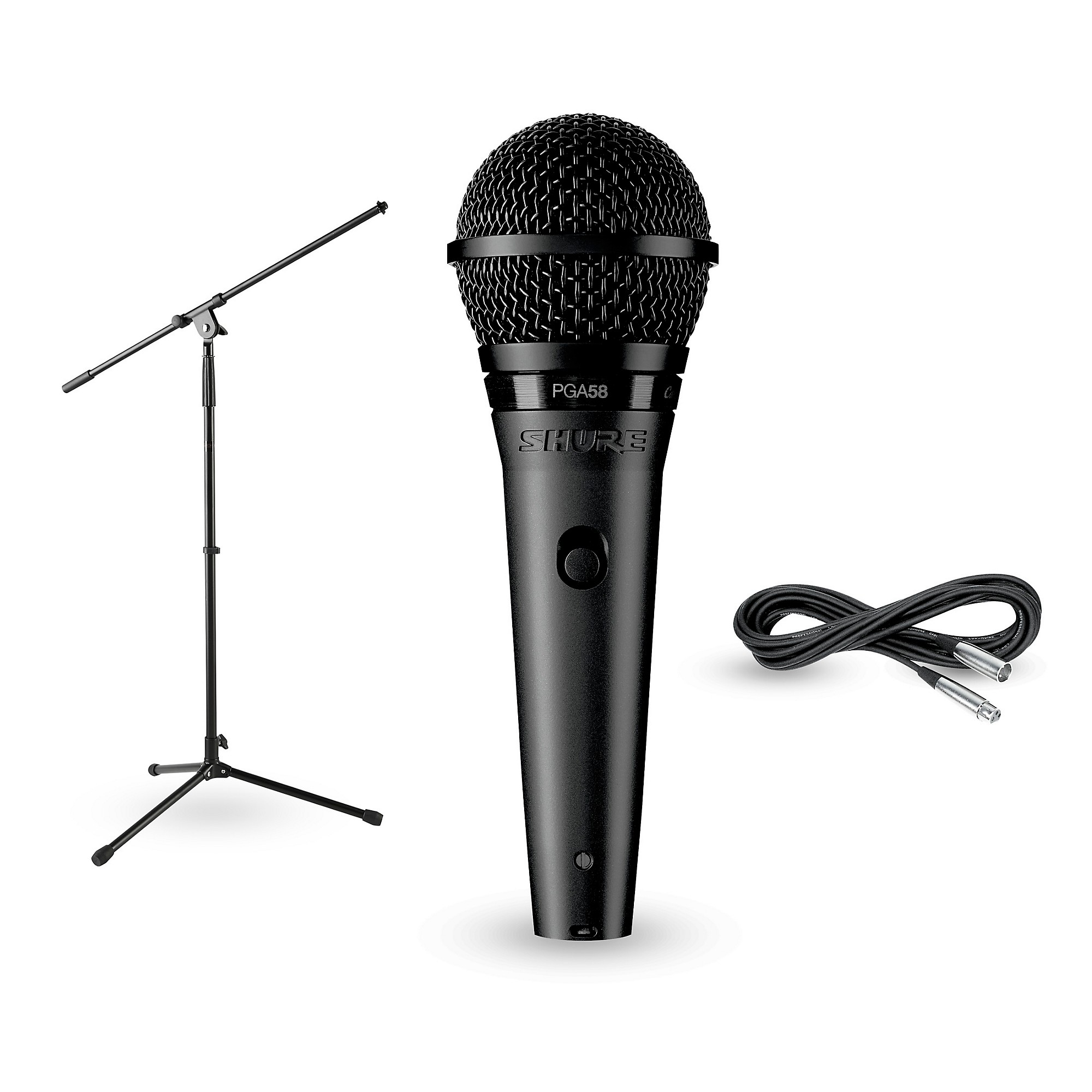 Shure PGA58-LC, Stand & Cable Package | Guitar Center