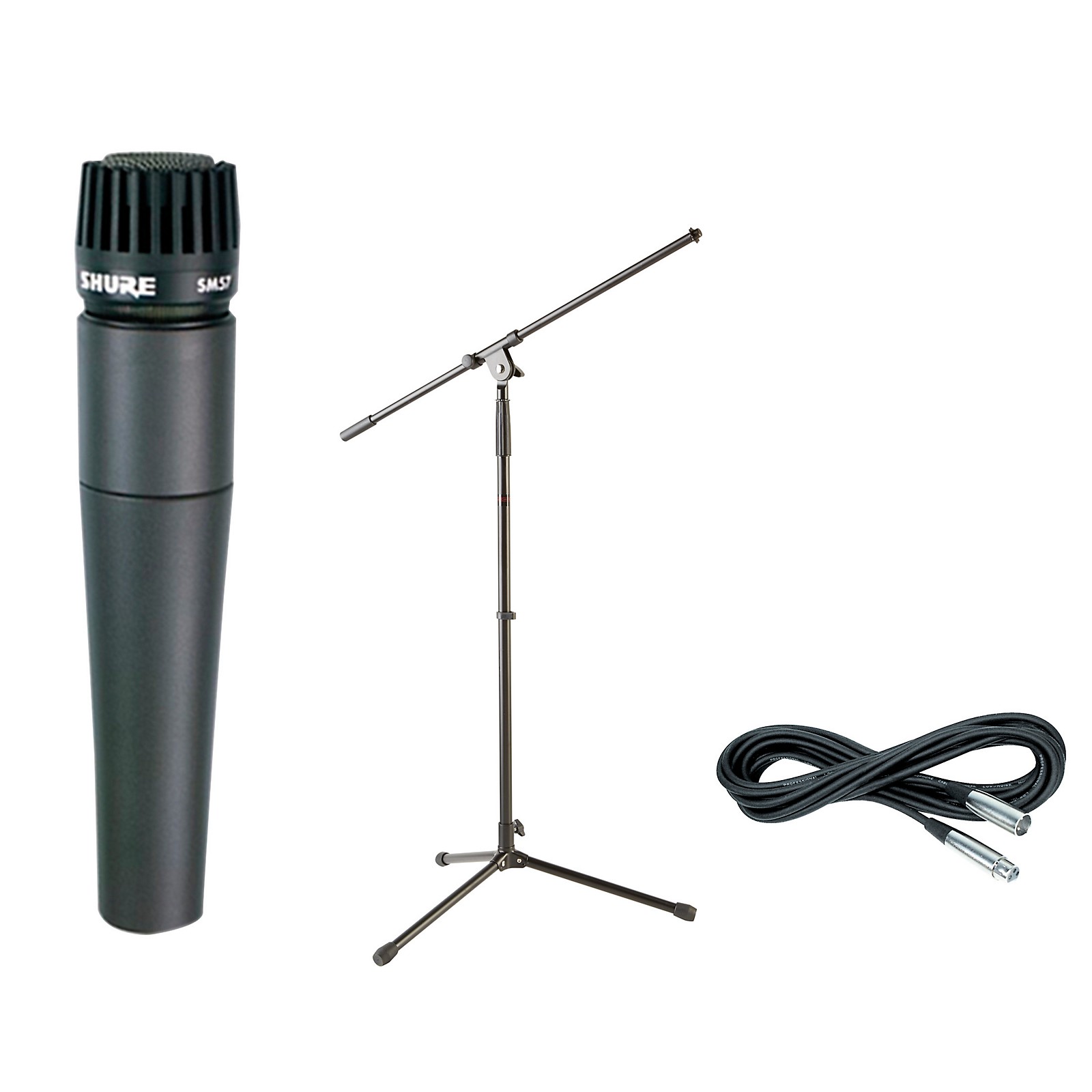 Shure SM57, Stand & Cable Package | Guitar Center