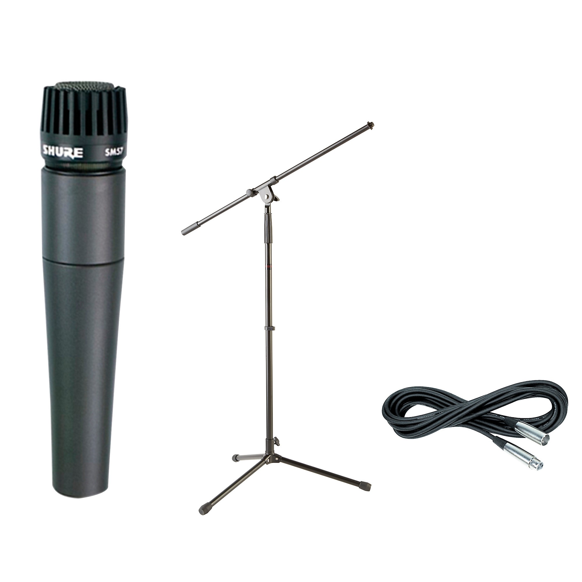  Shure SM57 Instrument Mic Pack with Short Stand and Cable :  Musical Instruments