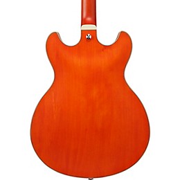 Ibanez Artcore AS73 Semi-Hollow Electric Guitar Transparent Tangerine Flat