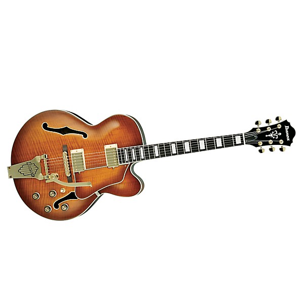 Ibanez Artcore Expressionist AF95 Hollowbody with Bigsby Style Tremolo Electric Guitar Violin Sunburst