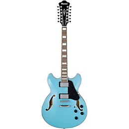 Open Box Ibanez Artcore AS7312 12-String Semi-Hollow Electric Guitar Level 1 Mint Blue