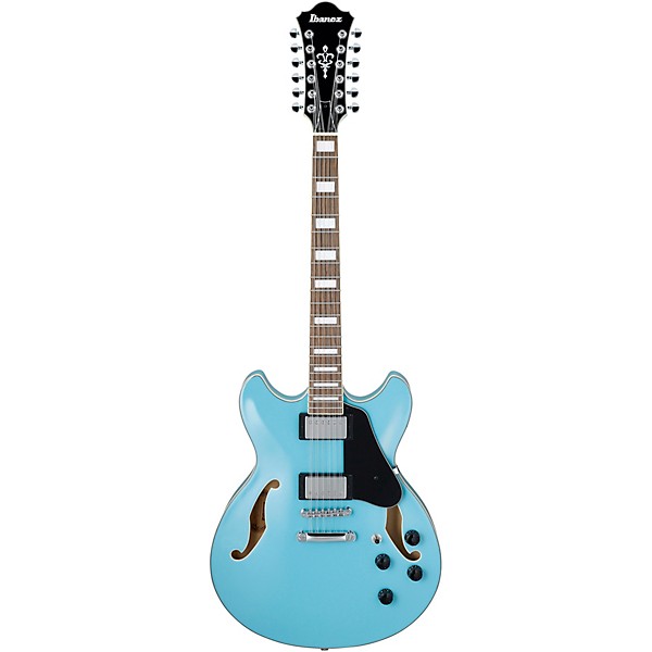Open Box Ibanez Artcore AS7312 12-String Semi-Hollow Electric Guitar Level 1 Mint Blue