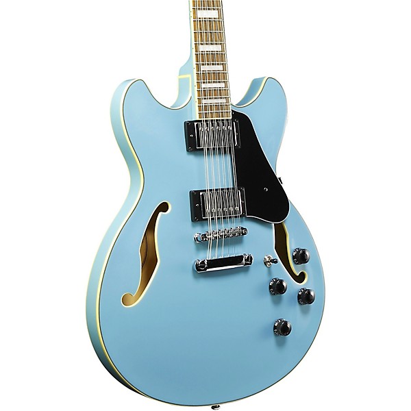 Open Box Ibanez Artcore AS7312 12-String Semi-Hollow Electric Guitar Level 1 Mint Blue