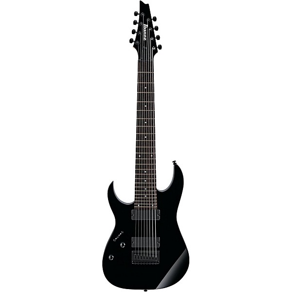 Ibanez RG 8-String Left-Handed Electric Guitar Black