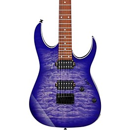 Ibanez RG421QM Quilted Maple Top Electric Guitar Cerulean Blue Burst