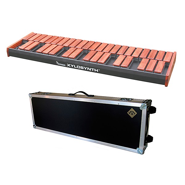 Wernick MkVI Bubinga Xylosynth w/Internal Sounds, Flight Case and Accessories 3 Octave