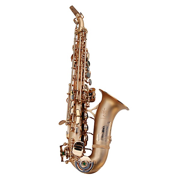 Oleg Maestro Curved Soprano Saxophone Matte Gold
