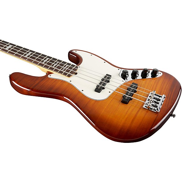 Fender Select Active Jazz Bass Tobacco Sunburst Rosewood Fingerboard