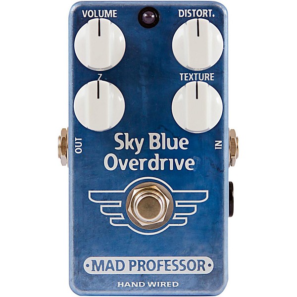 Mad Professor Hand Wired Sky Blue Overdrive Guitar Effects Pedal