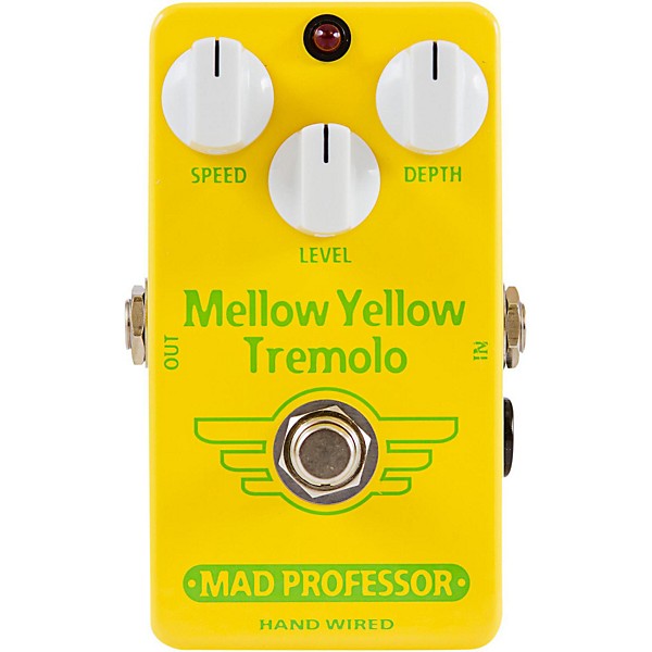 Mad Professor Hand Wired Mellow Yellow Tremolo Guitar Effects Pedal