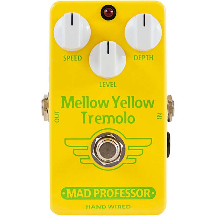 MAD professor mellow yellow trèmolo HW Mad Professor Hand Wired Mellow Yellow Tremolo Guitar Effects