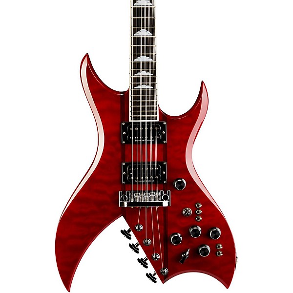 B.C. Rich Rich Bich 10 Supreme Electric Guitar Transparent Red