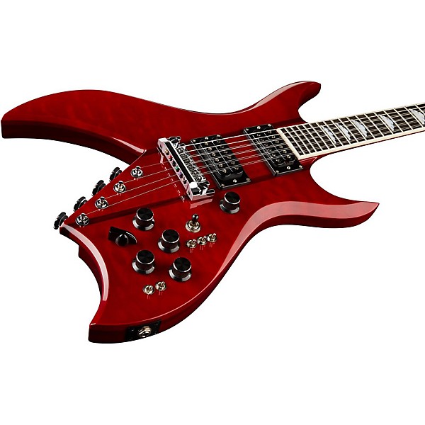 B.C. Rich Rich Bich 10 Supreme Electric Guitar Transparent Red