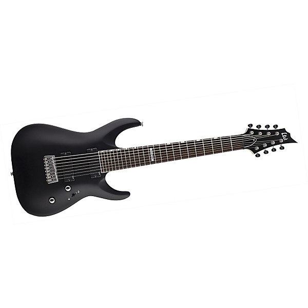 ESP LTD LH208 8-String Electric Guitar Satin Black