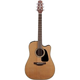 Takamine Pro Series P1DC Dreadnought Cutaway Acoustic-Electric Guitar Natural