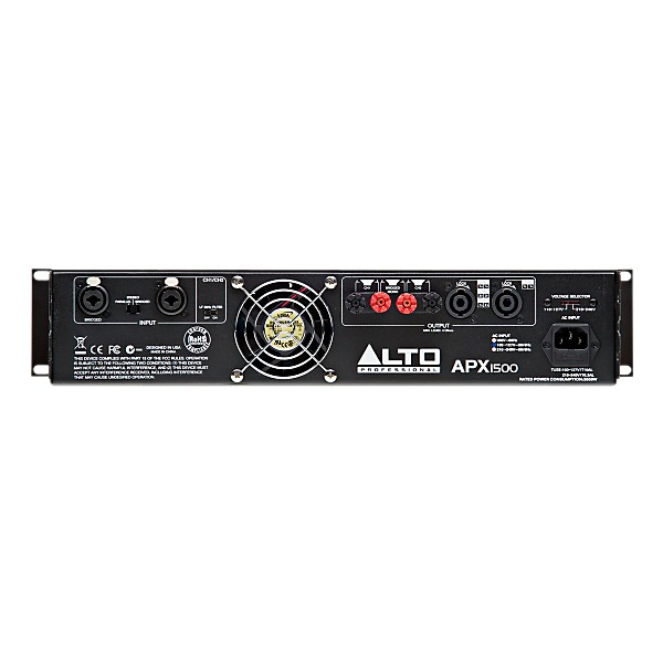 ALTO APX1500単品 Alto Professional - LEGACY AMPLIFIERS Series > APX1500