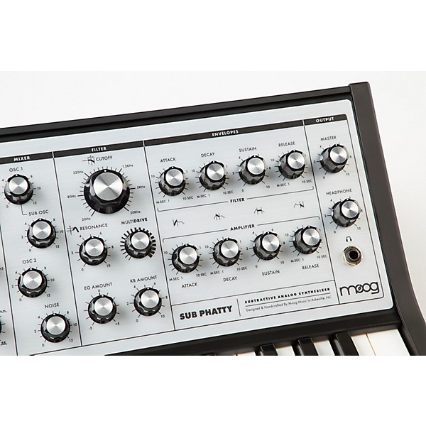 Open Box Moog Sub Phatty 25-Key Analog Synthesizer Level 2 Regular 190839166777