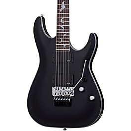 Schecter Guitar Research Damien Platinum 6 With Floyd Rose Electric Guitar Satin Black