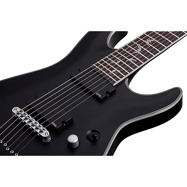 Schecter Guitar Research Damien Platinum 7-String Electric Guitar Satin Black