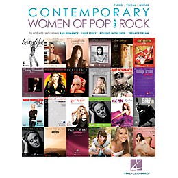 Hal Leonard Contemporary Women Of Pop & Rock Piano/Vocal/Guitar Songbook